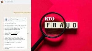 Fraudster posing as RTO official fraud