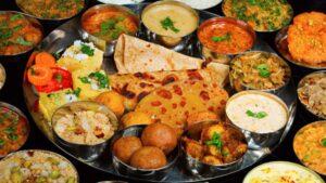 Vegetarian thali cost