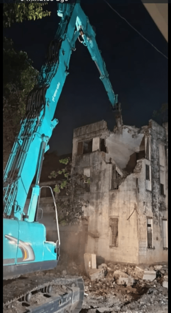 Jaihind Cinema and Cafe Punjab buildings  demolished