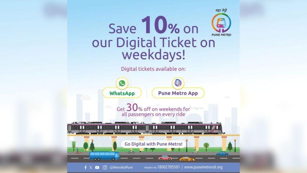 Pune: Go Green & Save More with Pune Metro's E-Tickets