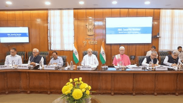 Security review meeting on J&K