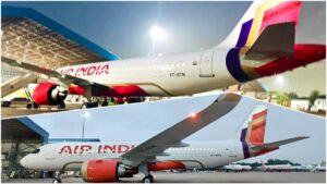 Air India Narrowbody Aircraft in New Livery