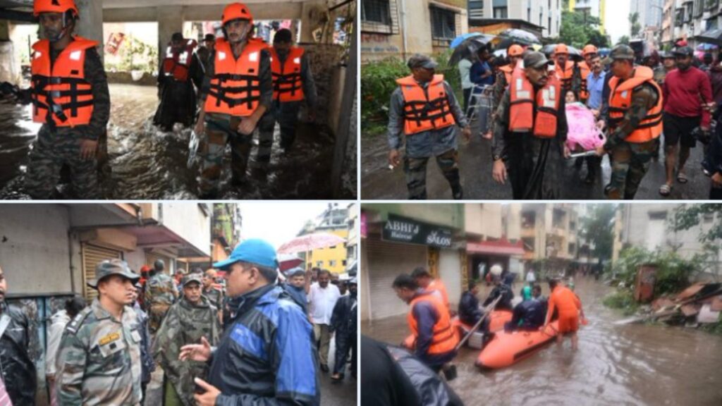 Pune rains rescue