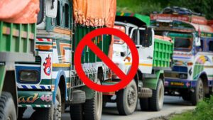 ban on heavy vehicle movement