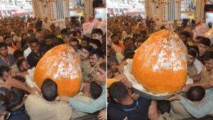 351 kg Bundi Modak Dagdusheth Ganapati