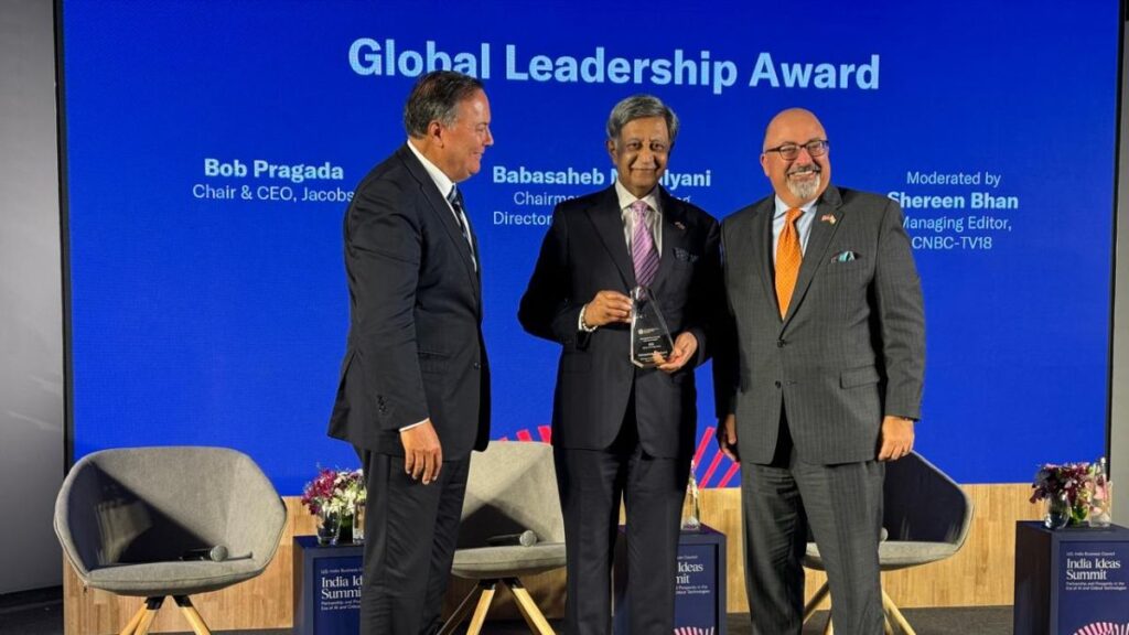 Baba Kalyani receives U.S.I.B.C Global Leadership Award