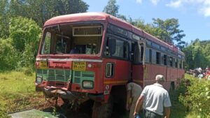 ST Bus Accident in Bhor