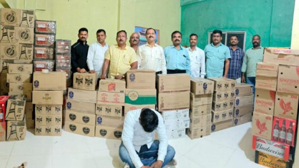 Foreign Liquor Seized in Pune