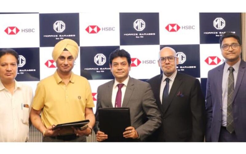 MG Motor India and HSBC partnership