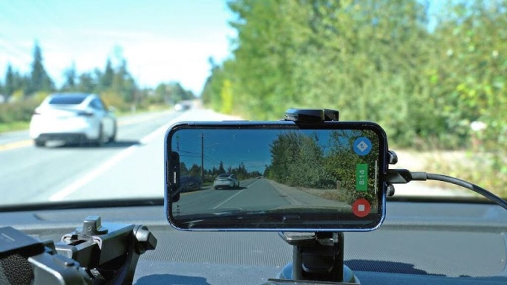 Old Phone Dash Cam