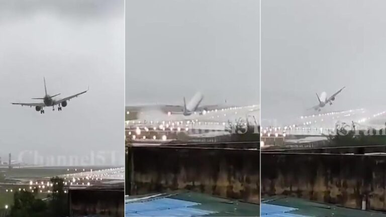 Caught On Camera: Indigo Flight's Close Call While Attempting To Land ...