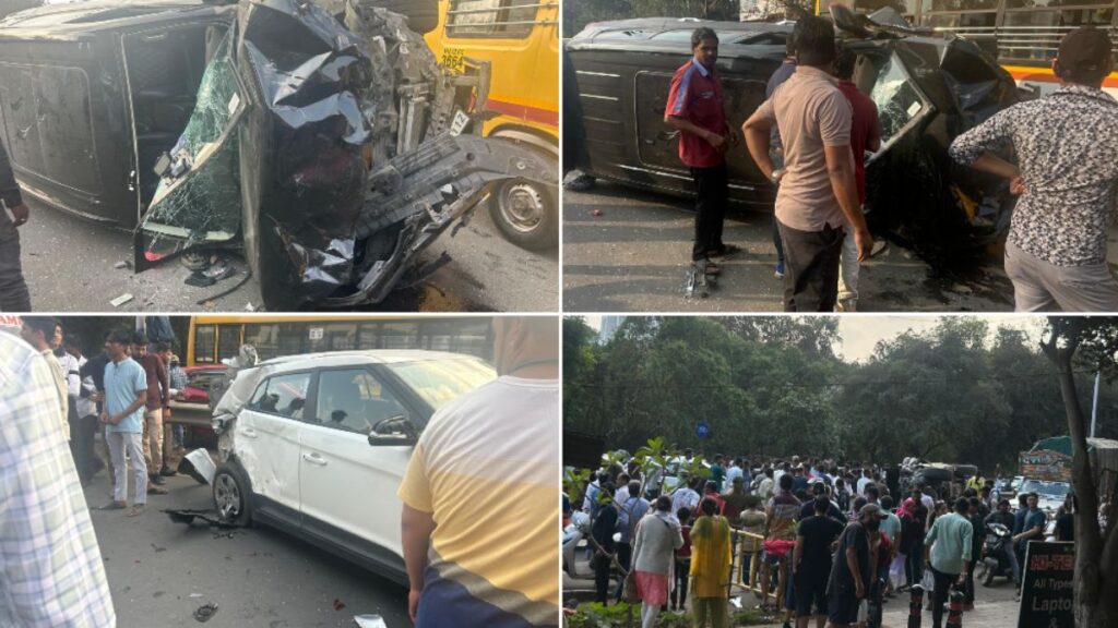 Pune Accident SUV crash Pashan Sus Road